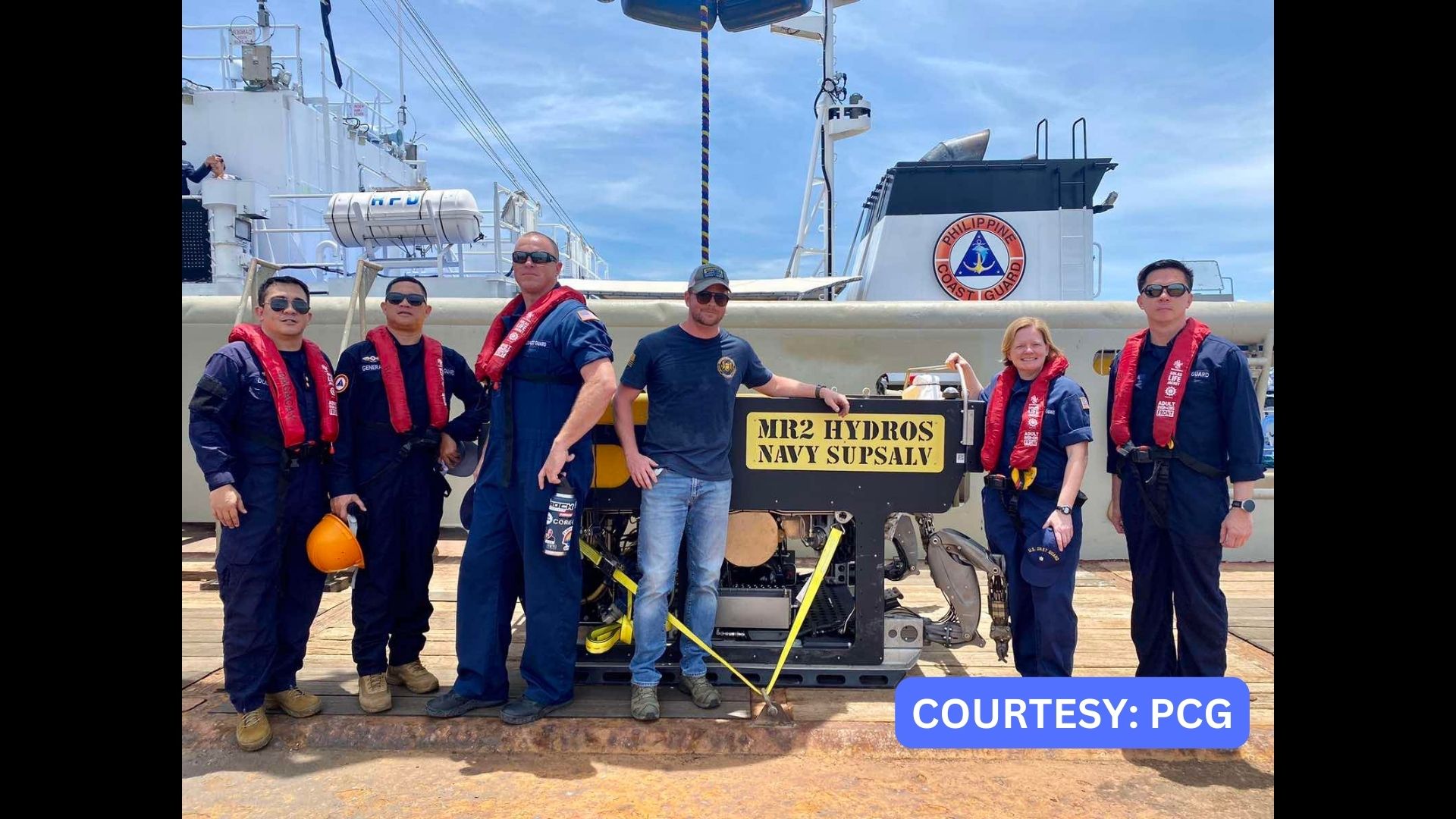 Barko galing US dumating na sa Oriental Mindoro para tumulong sa oil spill response operations