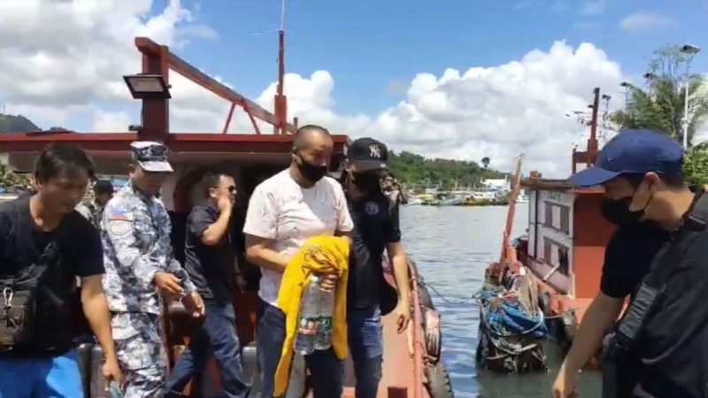 Pitong Chinese national namataan ng PCG lulan ng isang supply vessel sa Tacloban City
