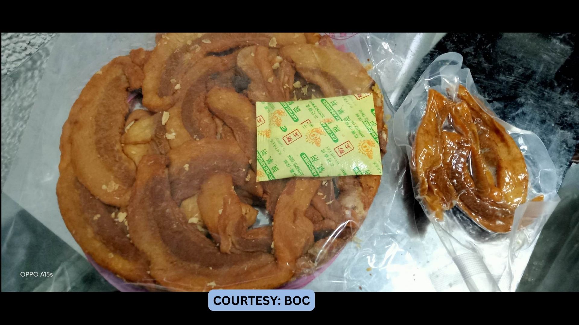 Processed meat products  nakumpiska sa 3 Chinese nationals sa NAIA