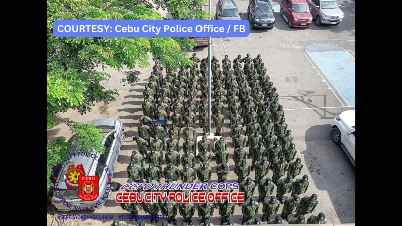161 na dagdag na tauhan maninilbihan sa Cebu City Police Office