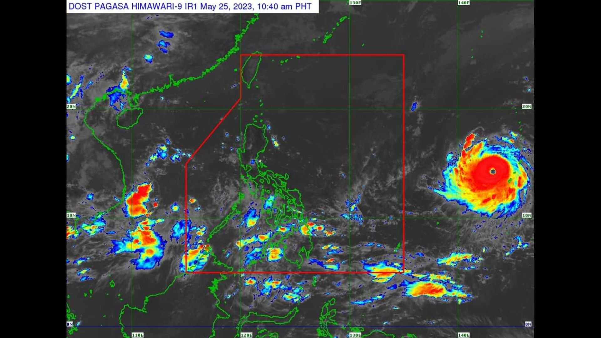 Super Typhoon Mawar napanatili ang lakas; bahagyang bumagal ang kilos ayon sa PAGASA