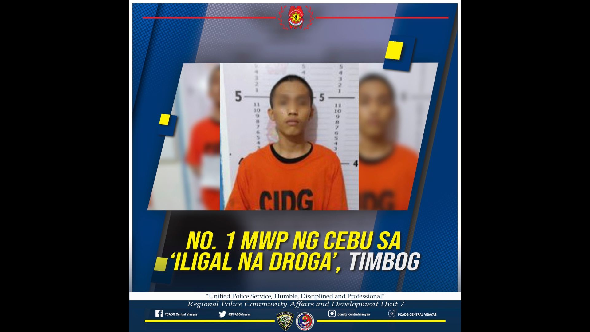 No. 1 Most Wanted sa Cebu sa kasong illegal drugs naaresto