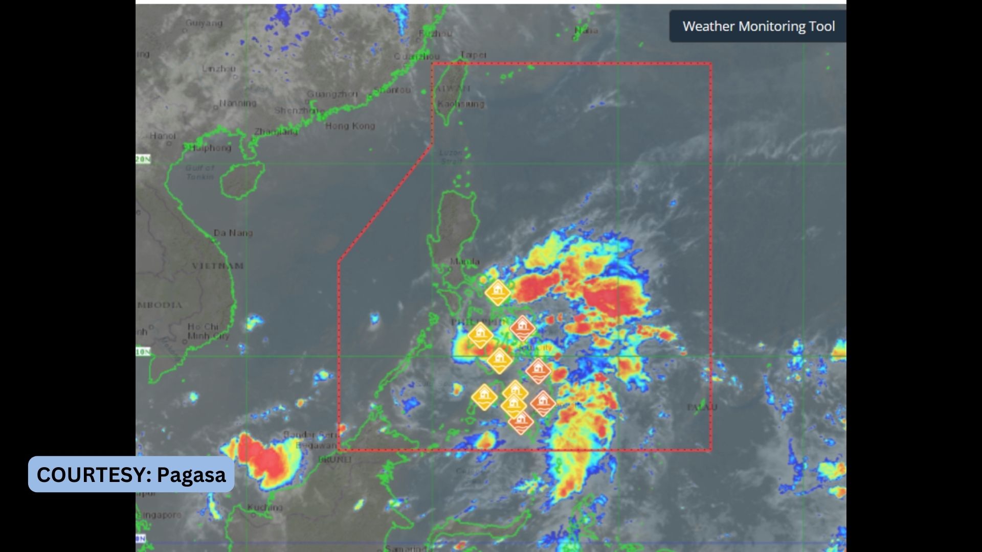 LPA binabantayan ng PAGASA sa Surigao del Sur