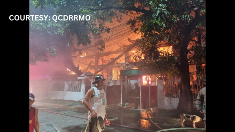 Retiradong heneral nasawi sa sunog sa Quezon City