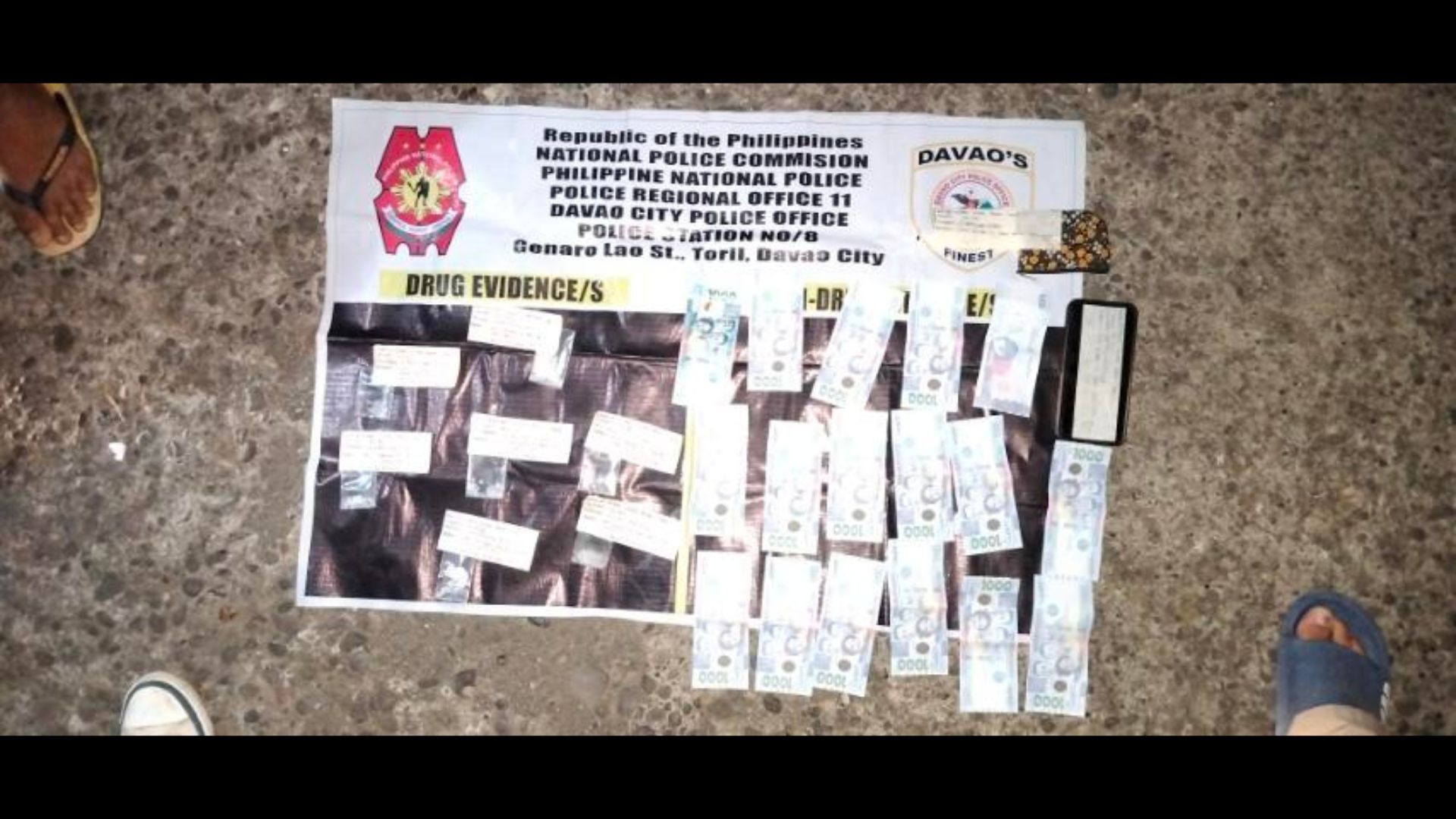Suspek patay, mahigit P300K na halaga ng shabu nakumpiska sa Toril, Davao City