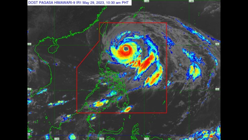 Typhoon Betty bahagyang bumagal; signal number 2 nakataas sa Batanes at bahagi ng Cagayan