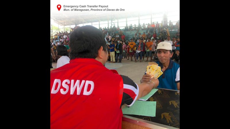 P21.7M na halaga ng tulong ipinamahagi ng DSWD sa mga naapektuhan ng lindol sa Davao de Oro