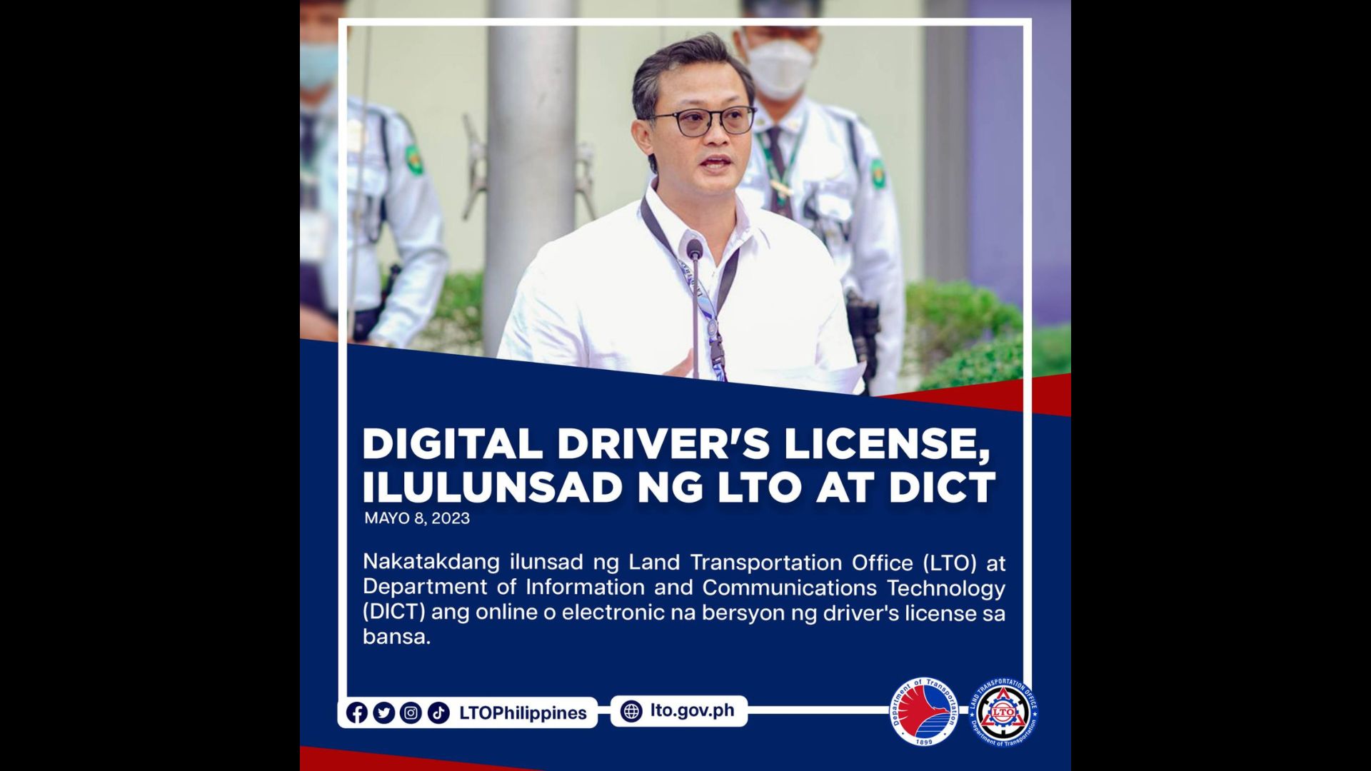 Digital Driver’s License ilulunsad ng LTO at DICT