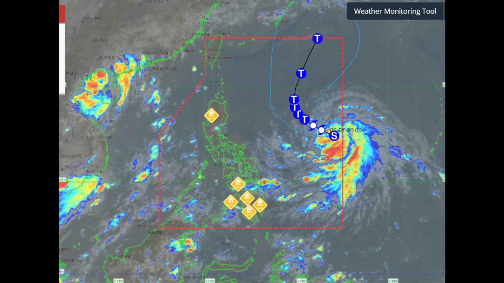 Bagyong Chedeng napanatili ang lakas habang nasa Philippine Sea