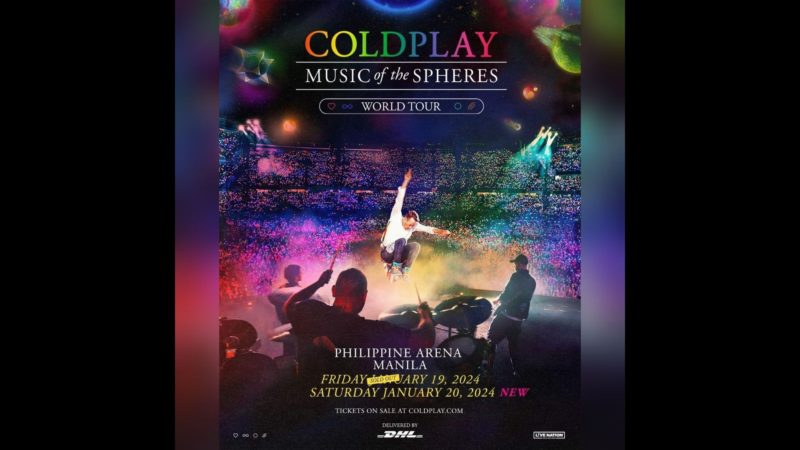 Coldplay nagdagdag ng second show para sa kanilang concert sa bansa; first show agad na-sold out