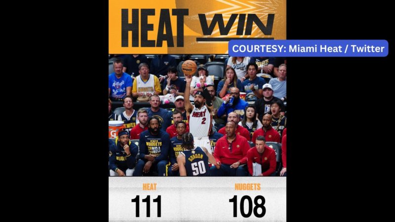 Miami Heat nakabawi; tinalo ang Denver Nuggets sa Game 2 ng NBA Finals
