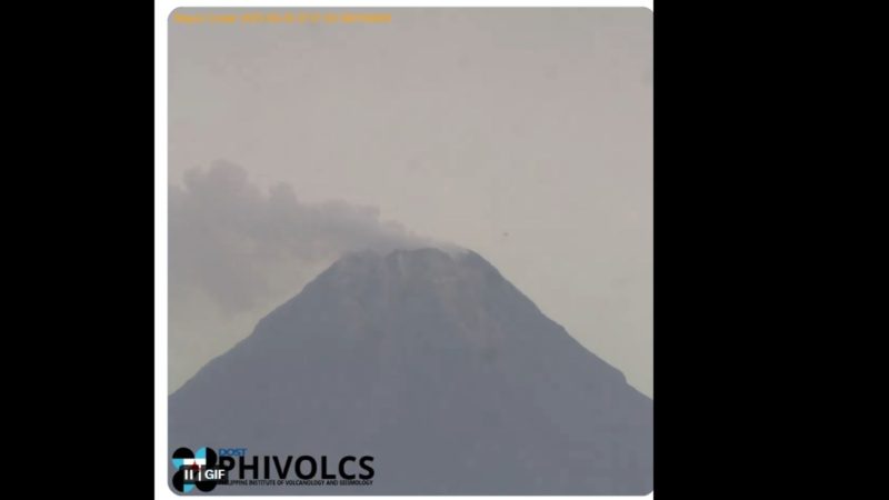 Alert Level 2 itinaas ng Phivolcs sa Bulkang Mayon