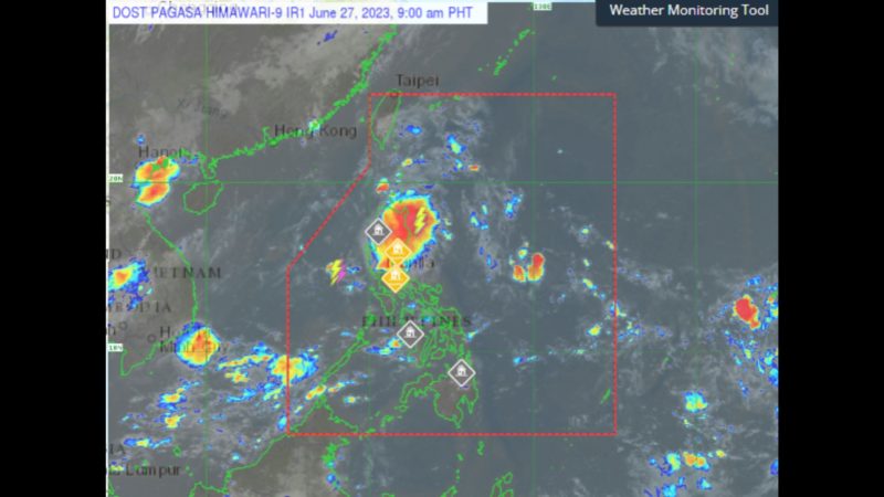 LPA sa Silangan ng Quezon magpapaulan sa ilang bahagi ng Luzon