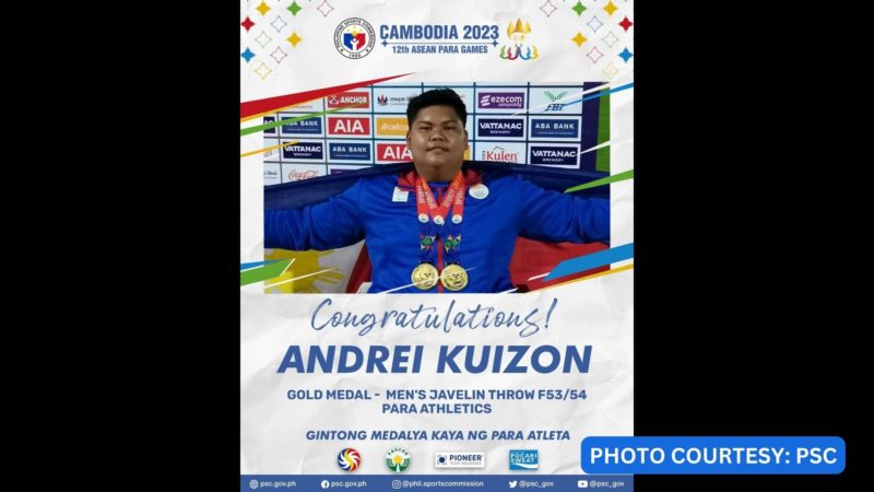 Pilipinas mayroon ng 28 gintong medalya sa ginaganap na ASEAN Para Games