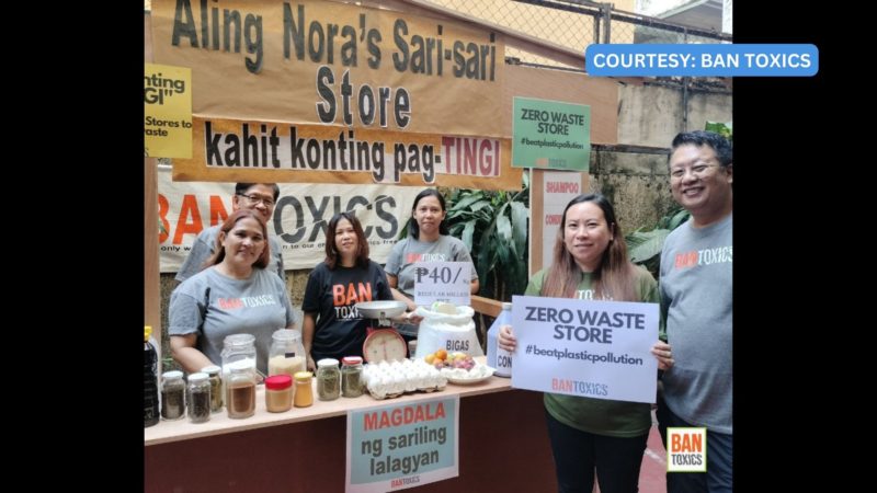 “Plastic free sari-sari stores” isinulong ng isang environmental group