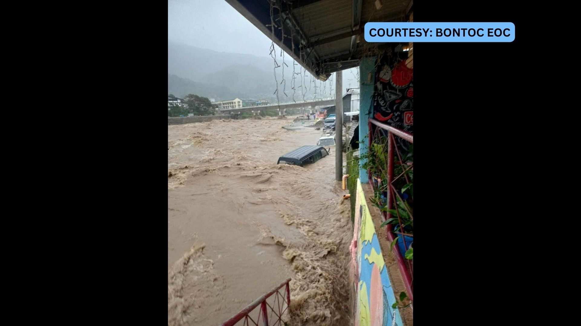 Chico River sa Bontoc, Mt. Province malapit ng umapaw; mga residente pinalilikas na