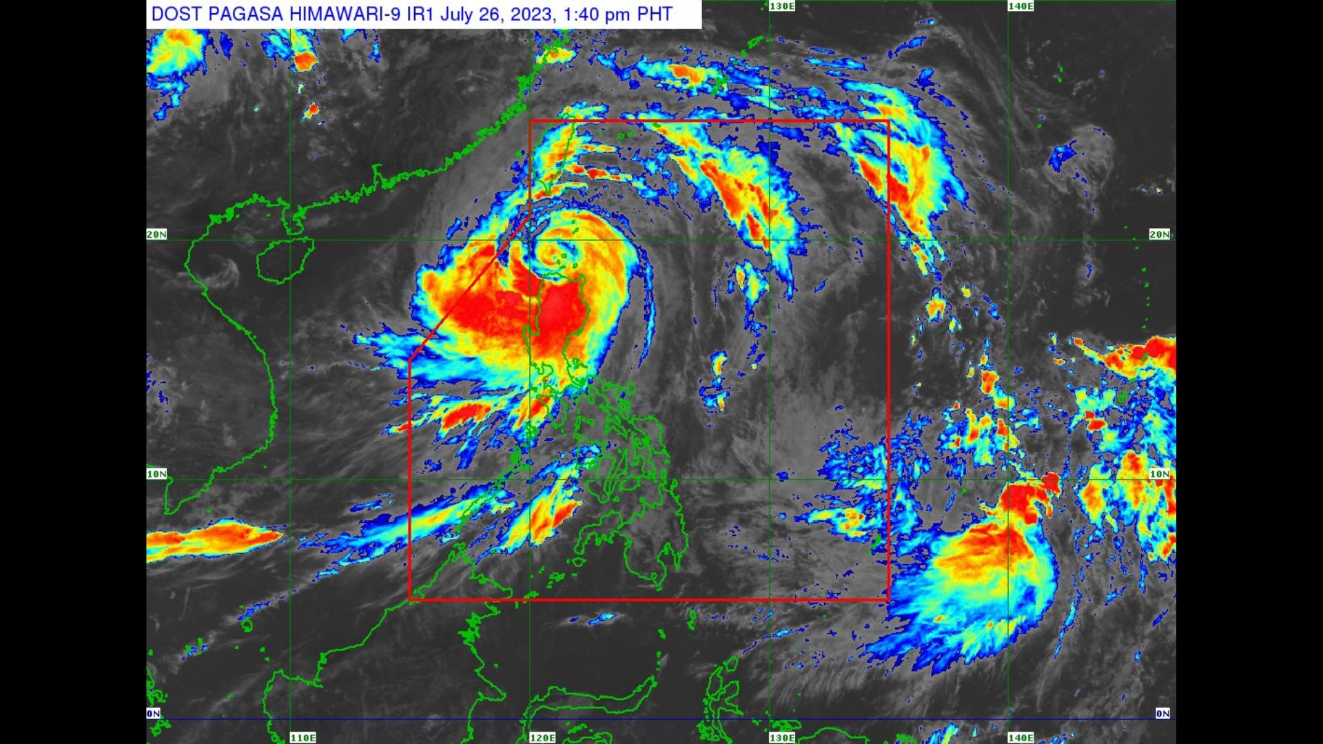 Bagyong Egay napanatili ang lakas; Signal No. 4 nakataas pa rin sa bahagi ng Cagayan, Apayao at Ilocos Norte