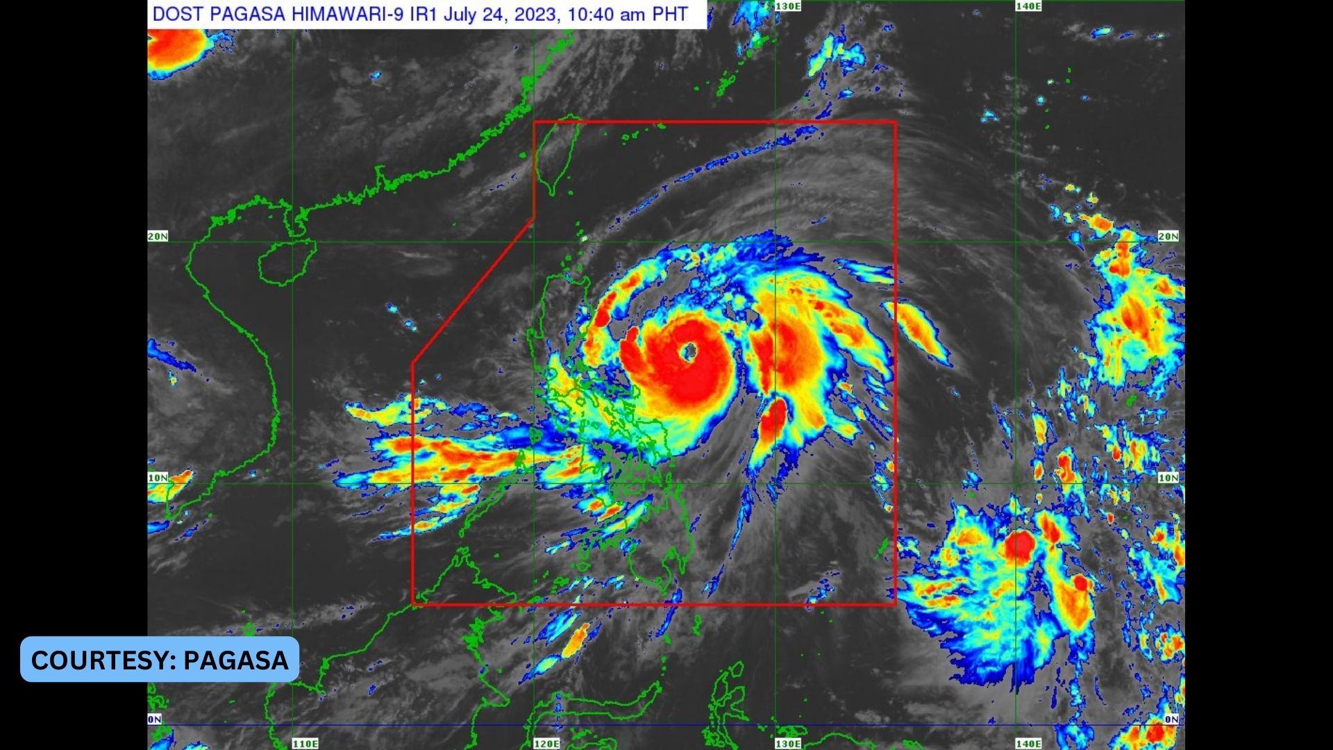 Bagyong Egay lumakas pa; Signal No. 1 nakataas na sa Metro Manila