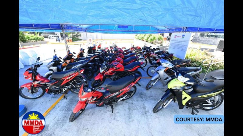 21 motorsiklo ibinigay sa MMDA para magamit sa bubuksang Motorcycle Riding Academy