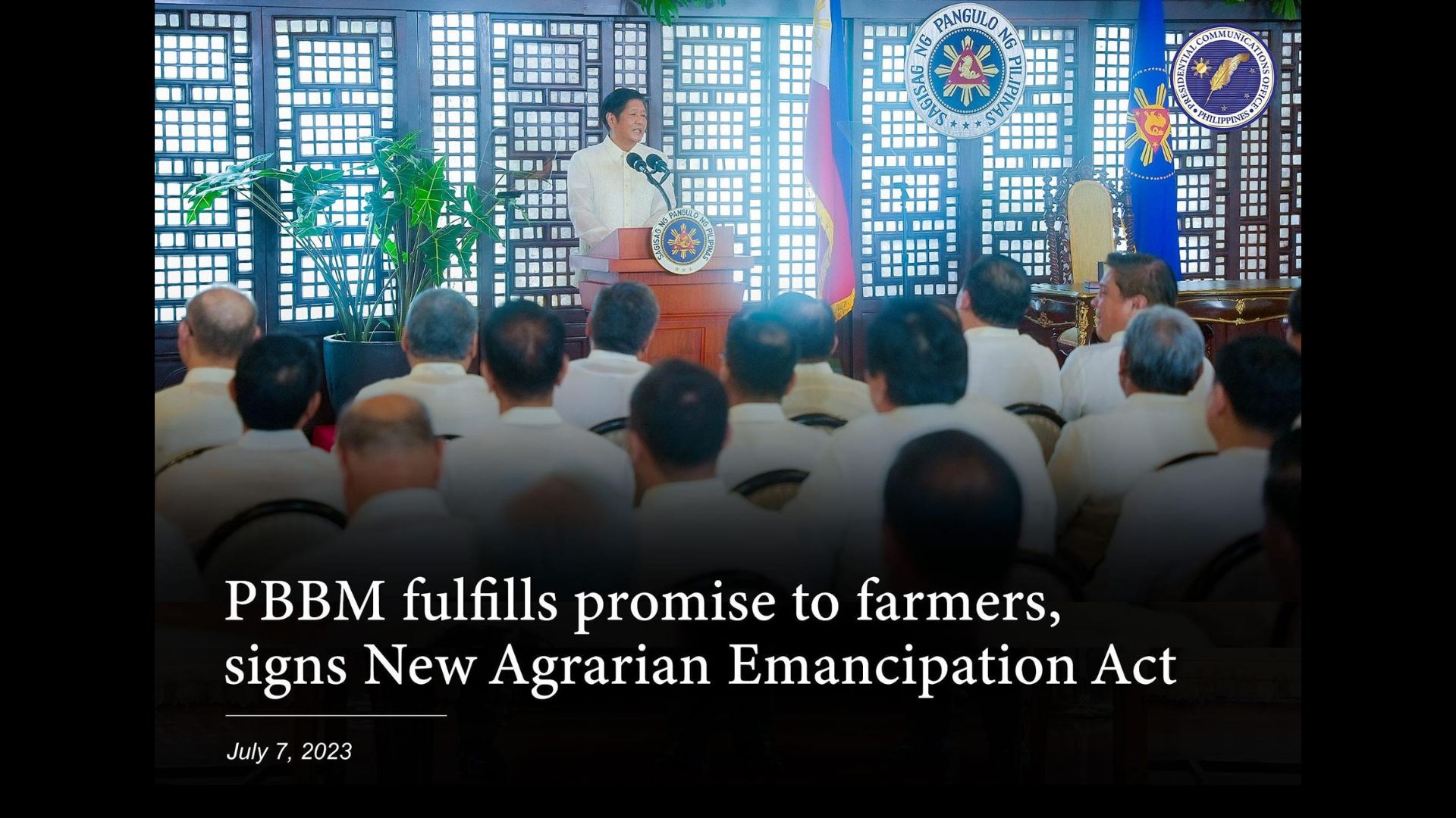 Mahigit 600,000 agrarian reform beneficiaries mabibigyan ng pag-aaring lupa