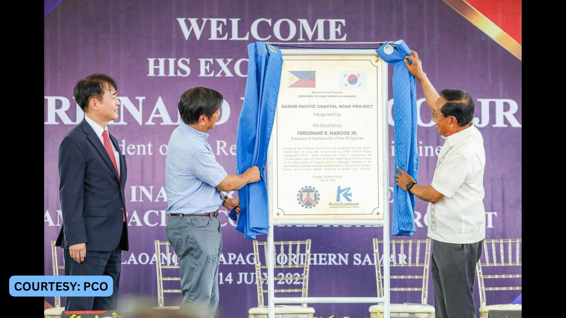 Samar Pacific Coastal Road Project sa Northern Samar pinasinayaan na