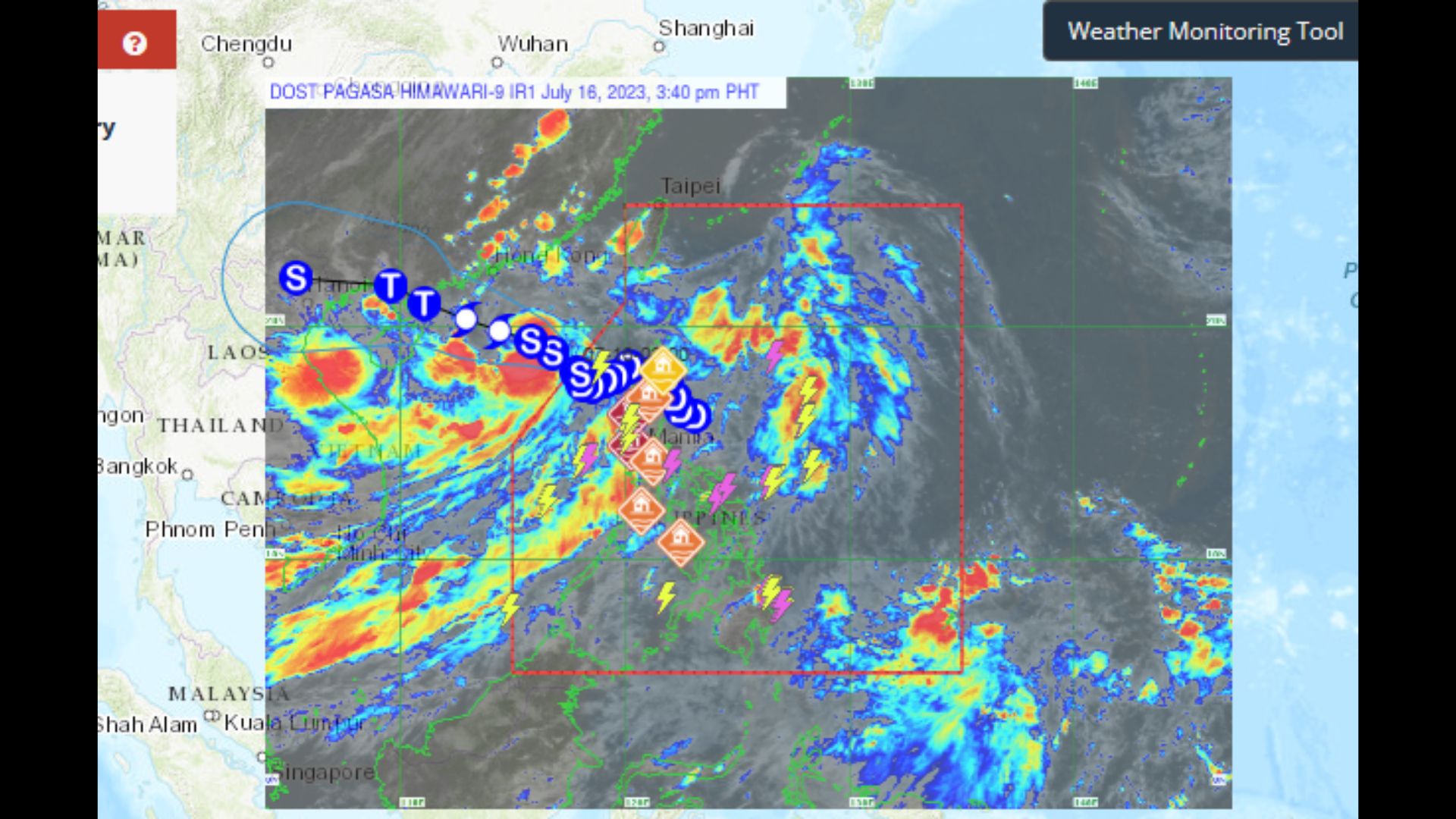 Buong bansa apektado ng Habagat ayon sa PAGASA