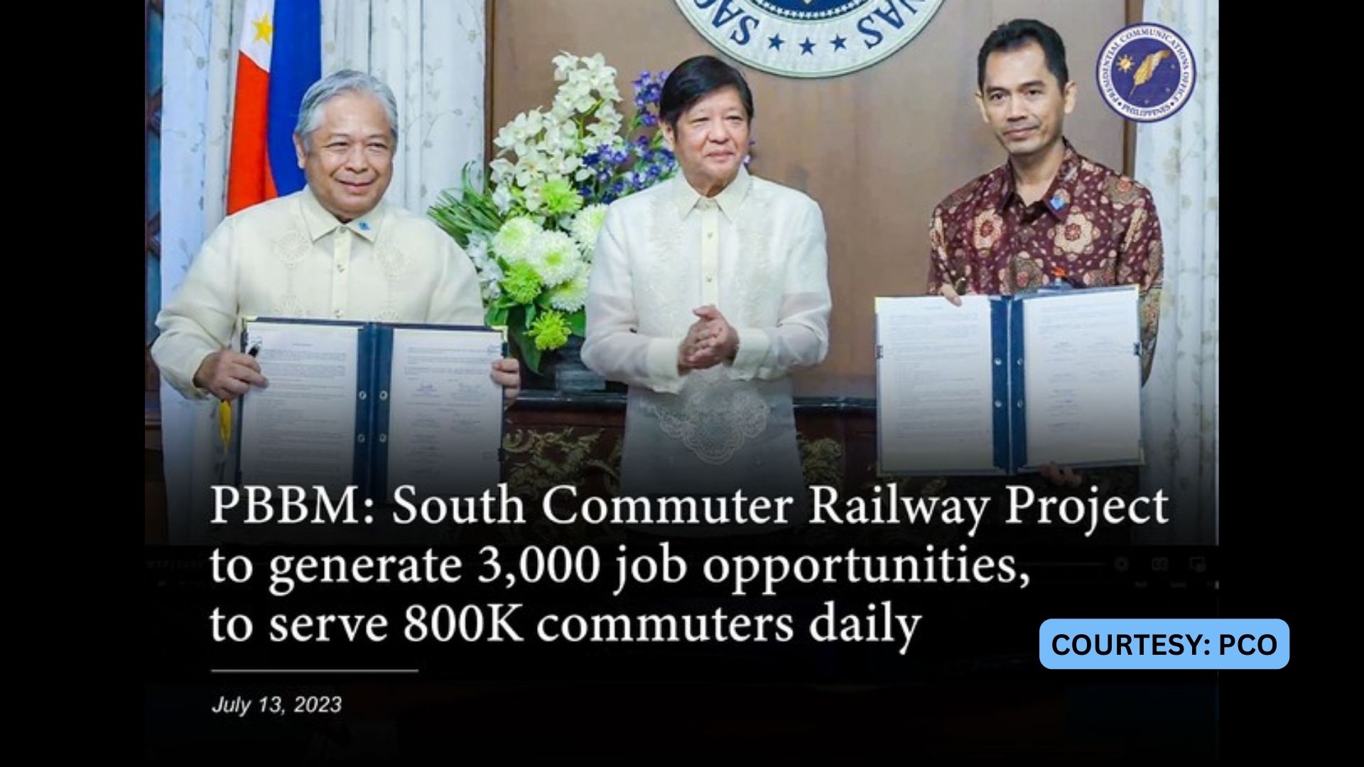 800,000 commuters makikinabang sa South Commuter Railway Project ayon kay Pangulong Marcos