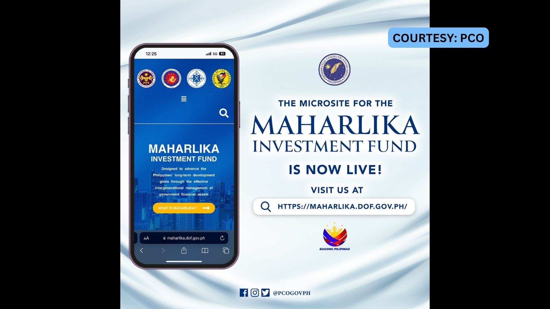 Microsite para sa Maharlika Investment Fund inilunsad ng pamahalaan