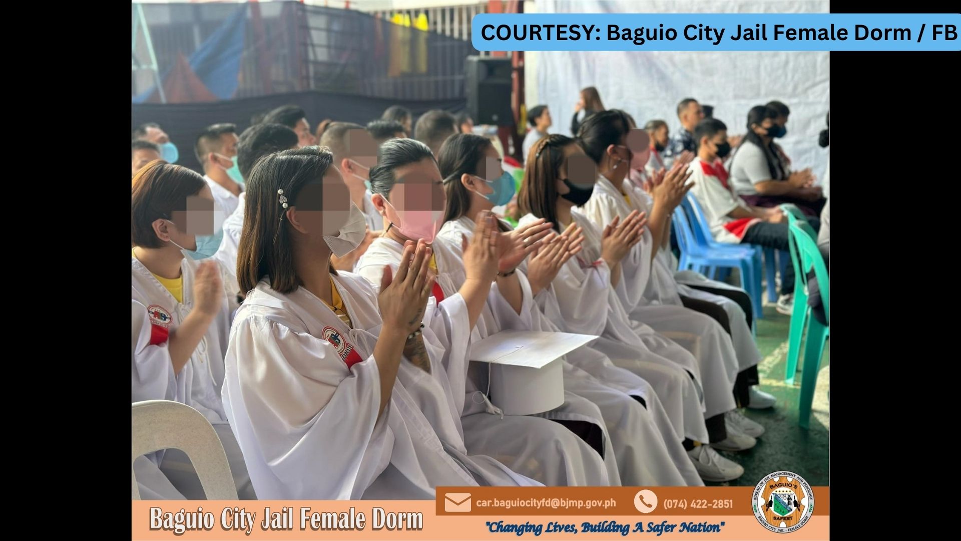 10 babaeng PDL sa Baguio City Jail, nagtapos sa Alternative Learning System