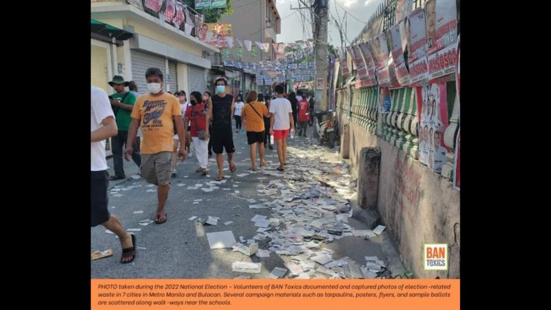 BAN Toxics umapela sa mga kandidato na bawasan ang plastic waste para sa BSKE 2023