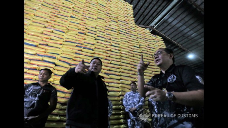 Pangulong Marcos inatasan ang BOC na ituloy ang pagsalakay sa mga warehouse ng hinihinalang rice smugglers at hoarders