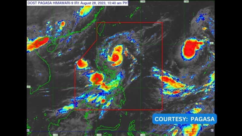 Bagyong Goring humina pa; signal number 1 nakataas pa rin sa maraming lugar sa Luzon