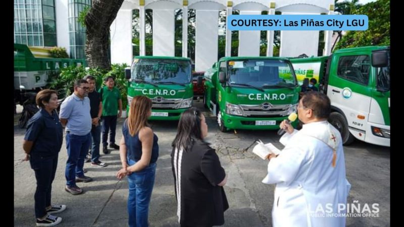 Las Piñas LGU may bagong mga garbage compactor trucks at motorsiklo