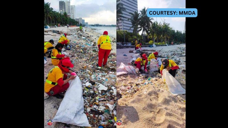 138 toneladang basura nahakot ng MMDA sa Manila Bay clean-up drive