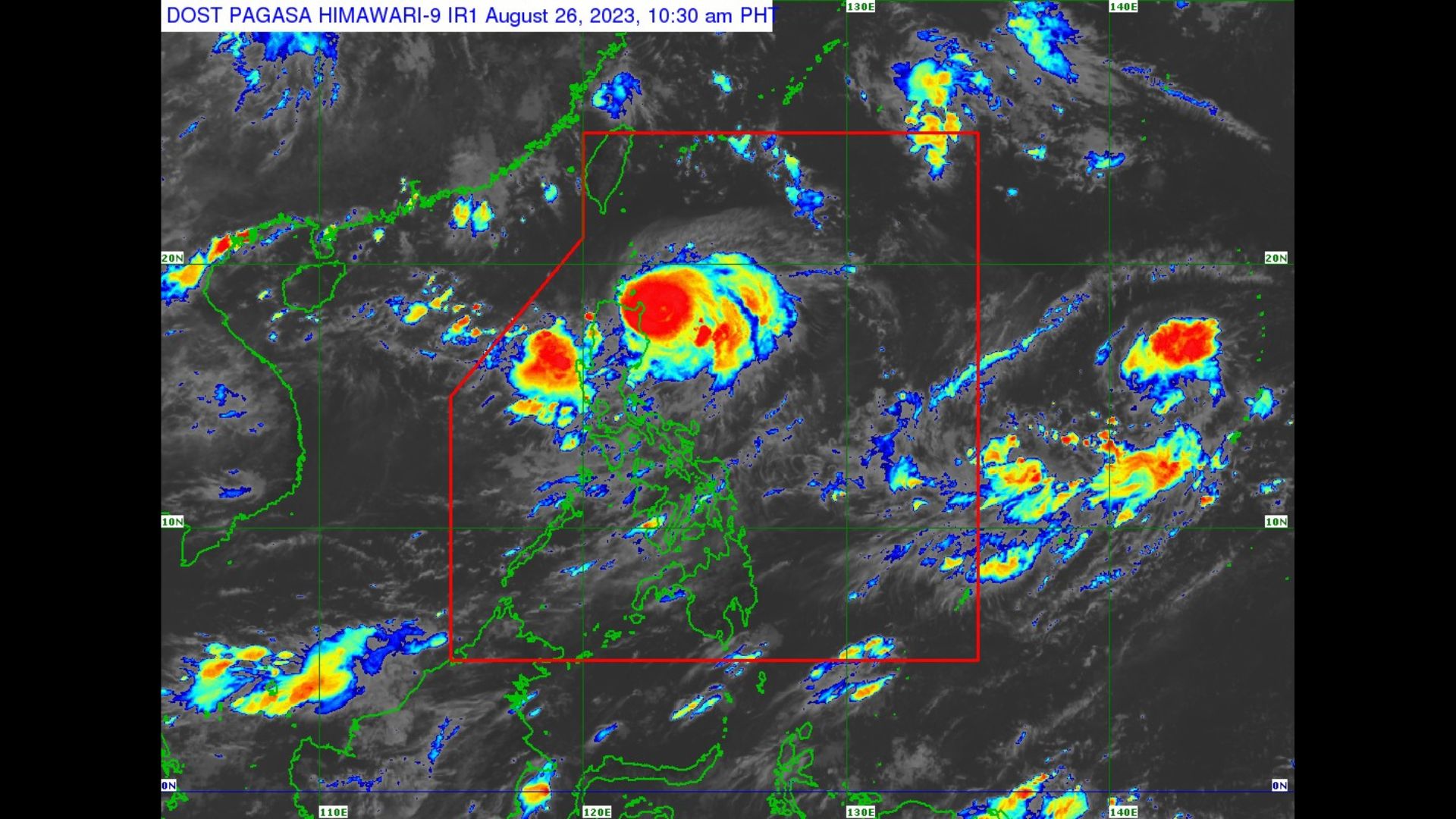 Bagyong Goring lumakas pa, isa ng Super Typhoon ayon sa PAGASA