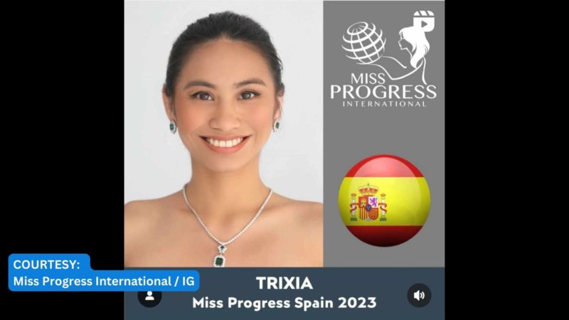 Pinay magiging pambato ng Spain sa Miss Progress International 2023