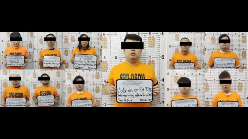 10 Chinese nationals at Pinay arestado sa major human trafficking bust sa Parañaque