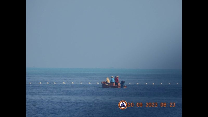 China naglagay ng floating barrier sa Bajo de Masinloc