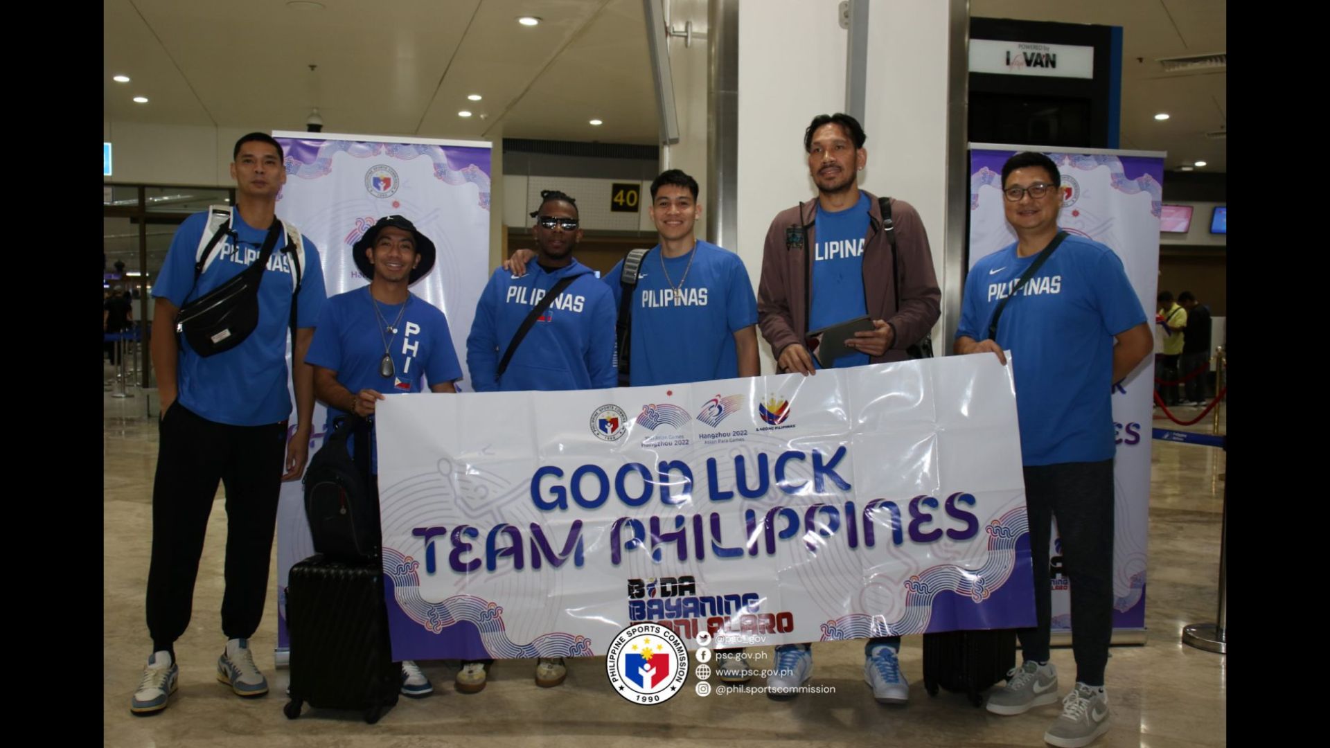 Gilas Pilipinas nakaalis na patungong China para sa 19th Asian Games