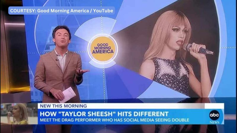 Pinoy drag performer na si Taylor Sheesh, na-feature sa Good Morning America