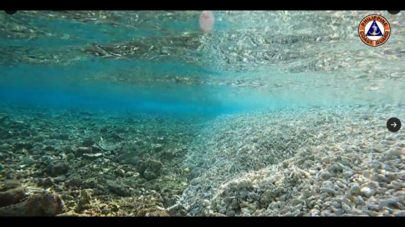 Pagkasira ng marine environment sa mga lugar kung saan nananatili ang mga barko ng China, kinumpirma ng Coast Guard