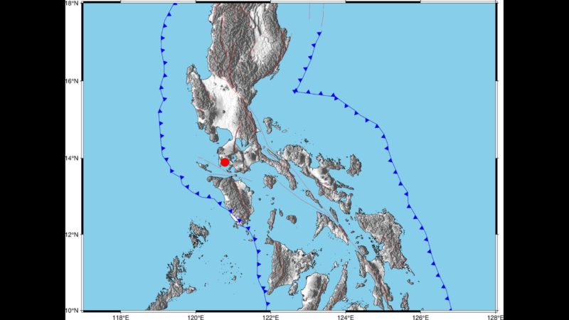 Magnitude 5.0 na lindol tumama sa Batangas; pagyanig naramdaman sa NCR at iba pang bahagi ng Luzon