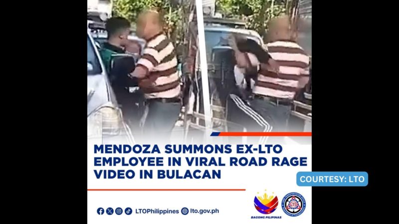 Dating empleyado ng LTO na nag-viral dahil sa road rage incident sa Bulacan, ipinatawag ng ahensya