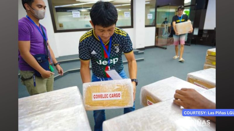 Seguridad sa official COMELEC ballots para sa BSKE sa Las Piñas siniguro