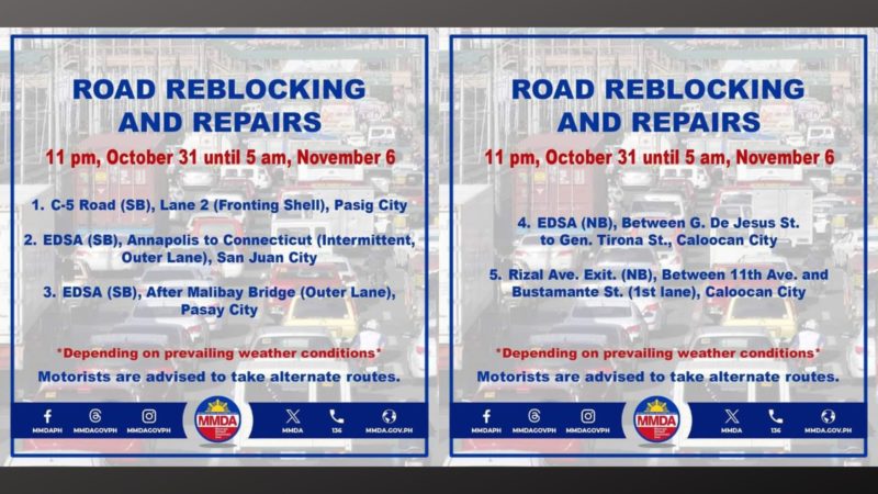 Road reblocking isasagawa ng DPWH