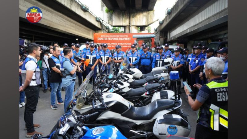 Bagong strike force ng MMDA nagsagawa ng operasyon sa Mabuhay Lanes