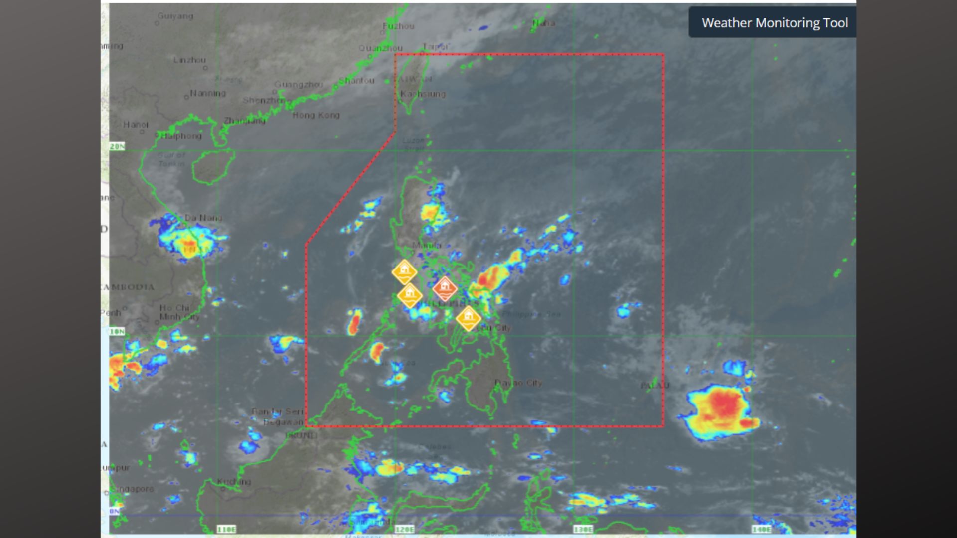 Bagyo sa labas ng bansa, humina at naging LPA na lang