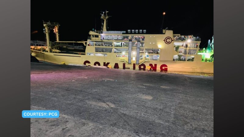 Pagtagilid ng isang RoRo vessel sa Misamis Oriental iimbestigahan ng PCG