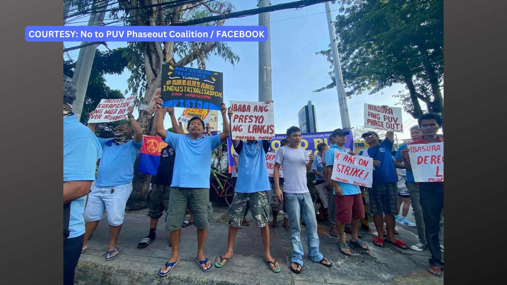 Unang araw ng tigil-pasada naging matagumpay ayon sa No to PUV Phaseout Coalition