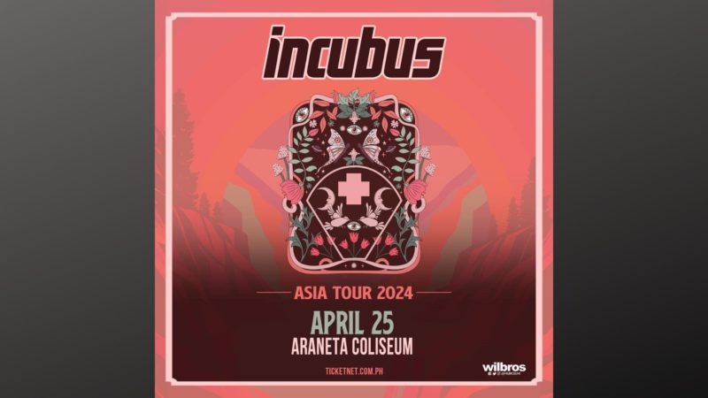 American rock band na Incubus may concert sa bansa sa susunod na taon
